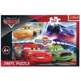 Puzzle 160 Zwycięski wyścig Cars TREFL