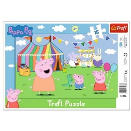 Puzzle ramkowe 15 W wesołym miasteczku TREFL