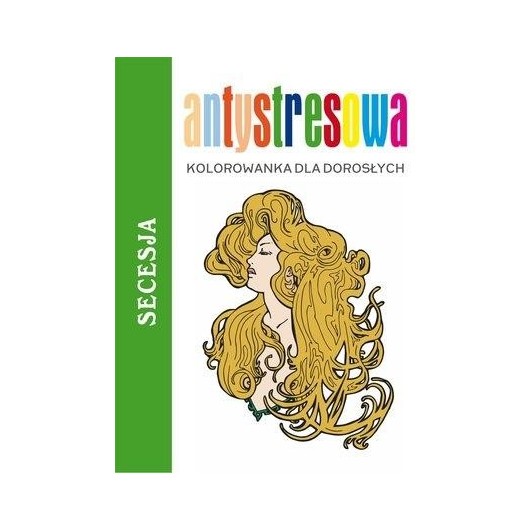 Antystresowa kolorowanka dla dorosłych. Secesja 2