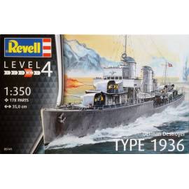 REVELL 1:350 German Destroyer Type 1936 (05141)