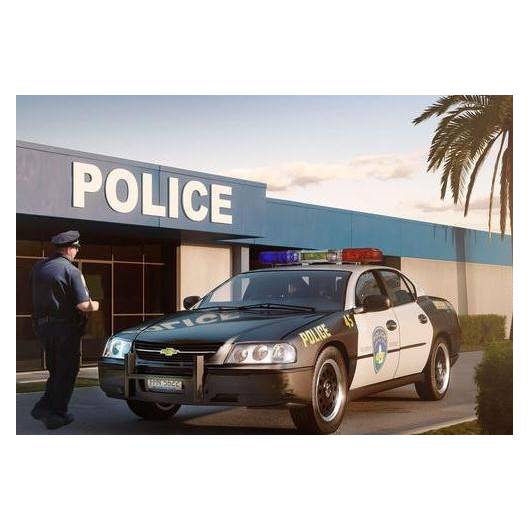 REVEL 1:25 '05 CHEVY IMPALA POLICE CAR (07068)