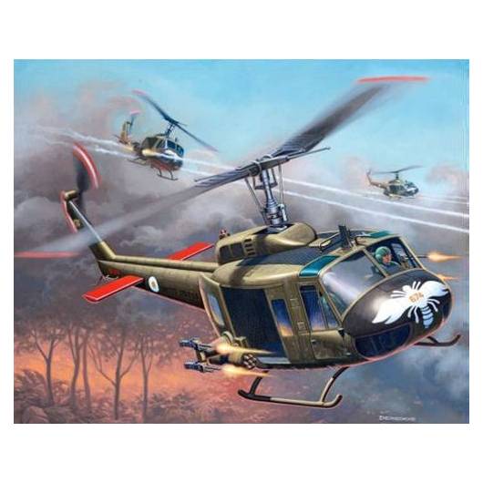 REVELL 1:100 Bell UH-1H Gunship (64983)