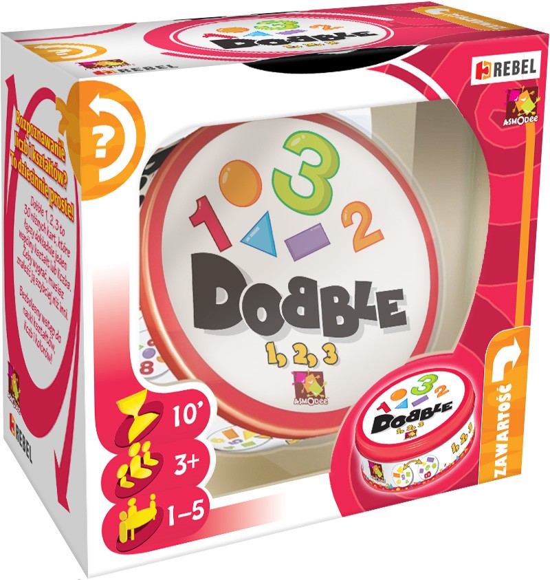 REBEL Gra Dobble 1 2 3