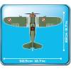COBI PZL P.11c - polski samolot myśliwski 245 kl. (5516)