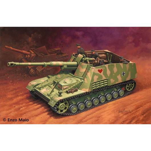 REVELL 1:72 SD.KFZ.164 Nashorn - niemiecki niszczyciel czołgów (03148)