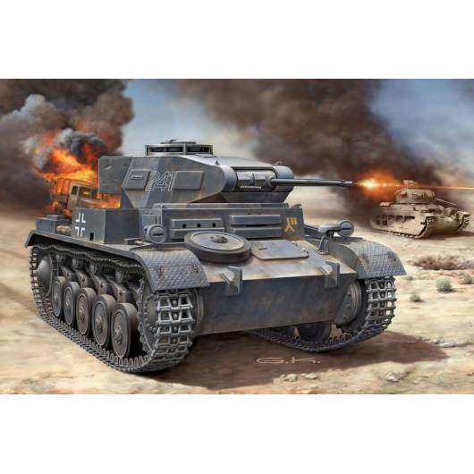 REVELL 1:72 PzKpfw II Ausf. F - niemiecki czołg lekki (03229)