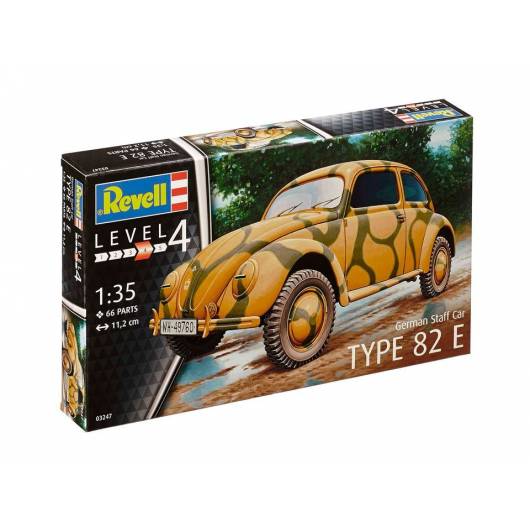 REVELL 1:35 German Staff Car Type 82 E - samochód z okresu II wojny światowej (03247)