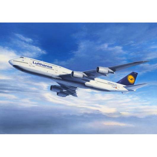 REVELL 1:144 Boeing 747-8 - szerokokadłubowy samolot pasażerski dalekiego zasięgu (04275)