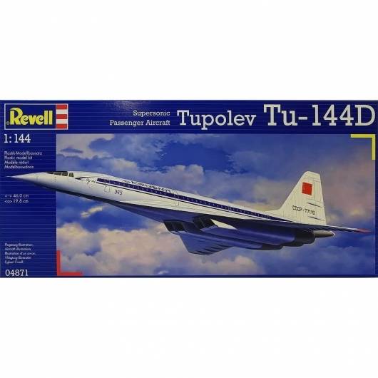 REVELL 1:144 Tupolev Tu 144D - radziecki naddżwiękowy samolot pasażerski (04871)