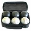 Boule 6 szt. srebrno-czarne w welurowym etui (HG)