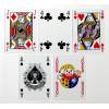 Karty pokerowe Premium 100% plastik (niebieskie)