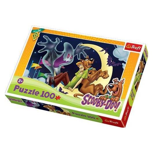 Puzzle 100 Scooby, Kudłaty i wesoły duszek TREFL