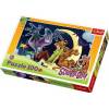 Puzzle 100 Scooby, Kudłaty i wesoły duszek TREFL