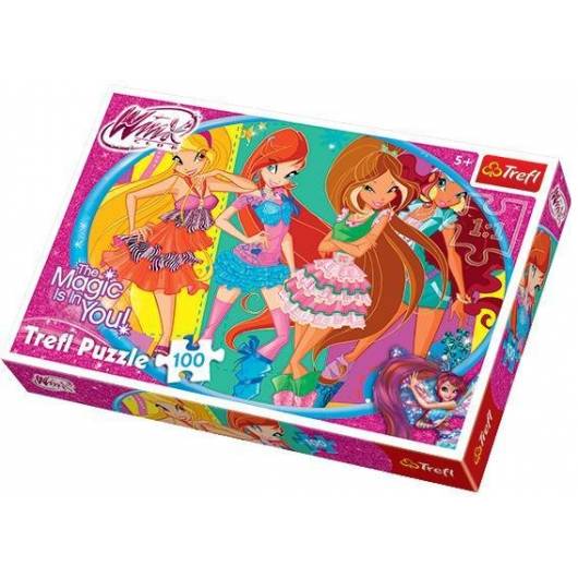 Puzzle 100 Przyjaciółki z Winx Club TREFL