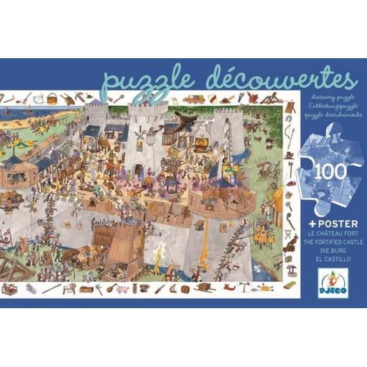 Puzzle z plakatem - Zamek