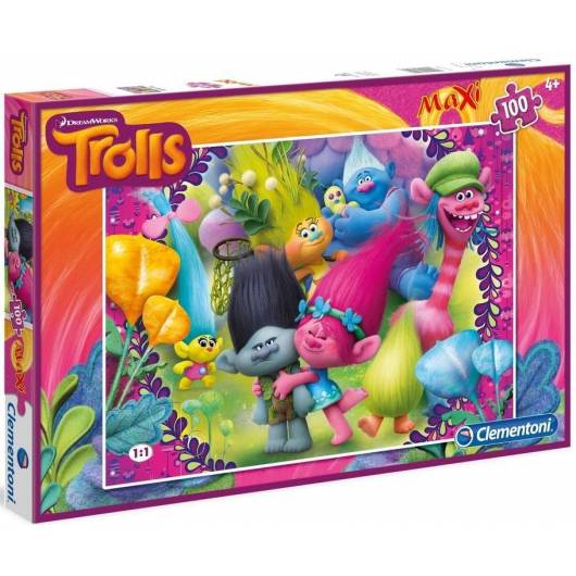 Puzzle 100 Maxi Trolls