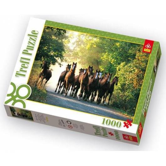 Puzzle 1000 Stadnina koni Widzów, Polska TREFL