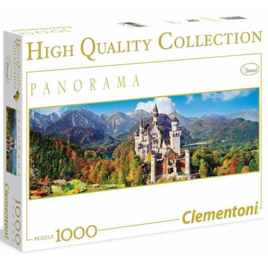 Puzzle 1000 HQ Panorama Neuschwanstein