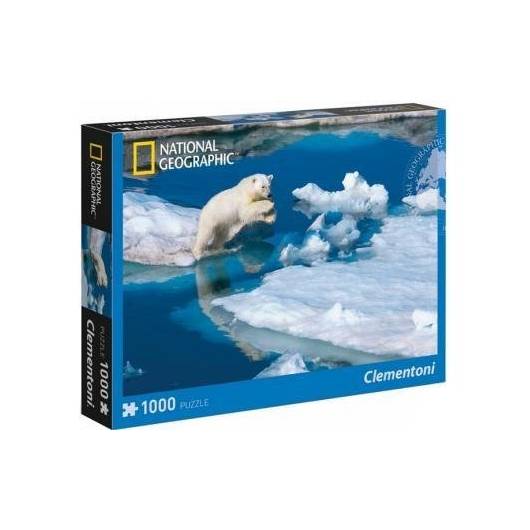 Puzzle 1000 National Geographic Niedźwiedź Polarny