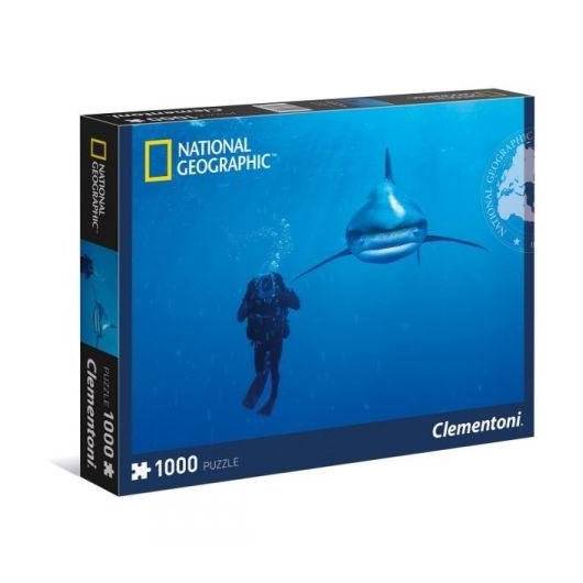 Puzzle 1000 National Geographic Whitetip shark