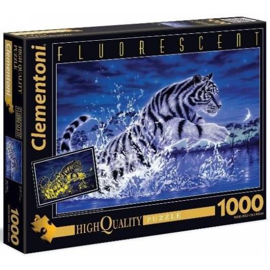 Puzzle 1000 Fluo Tiger