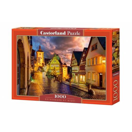 Puzzle 1000 Rothenburg at Night CASTOR