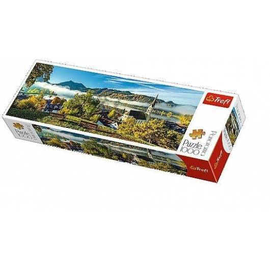 Puzzle 1000 Panorama - Nad jeziorem Schliersee TRE