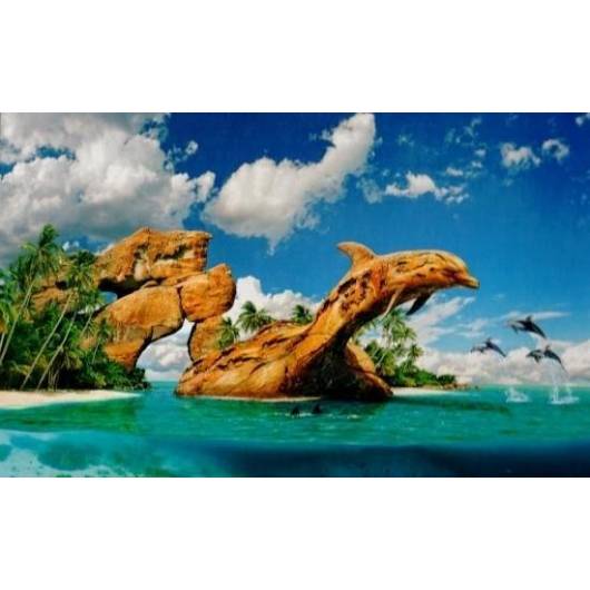 Puzzle 1000 Dolphin Paradise CASTOR