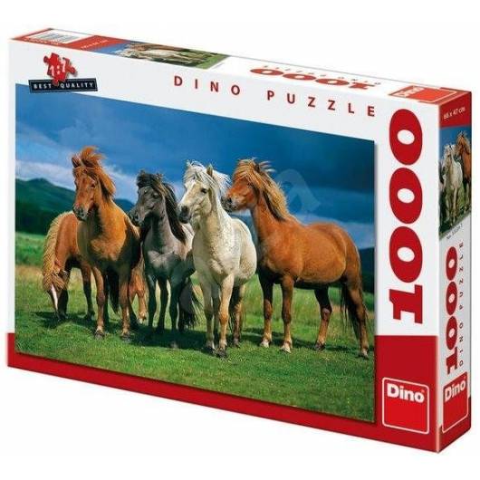 Puzzle 1000 Konie Islandzkie DINO