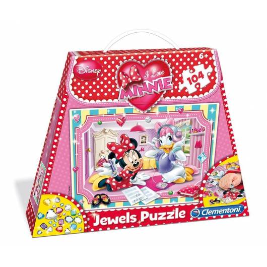 Puzzle 104 Torebka Minnie Ozdoby Jewels