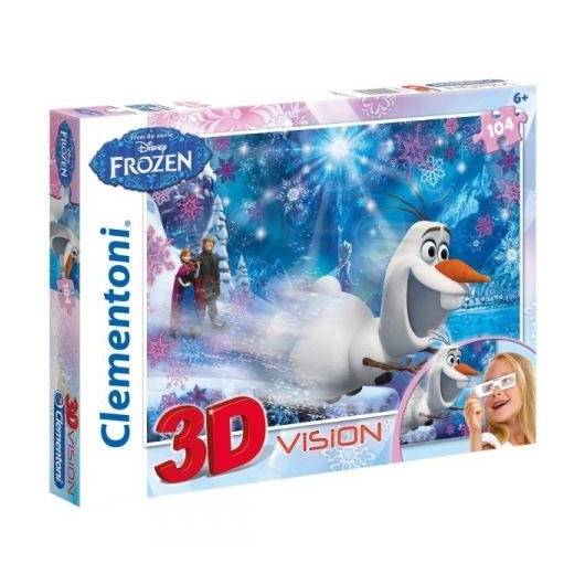 Puzzle 104 3D Vision Kraina Lodu