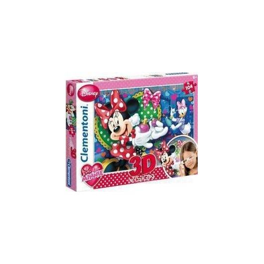 Puzzle 104 3D Vision Minnie