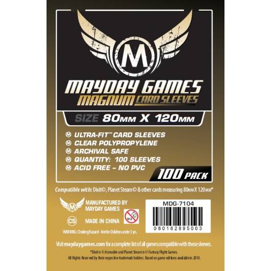 MAYDAY Koszulki Magnum Gold (80x120mm) 100