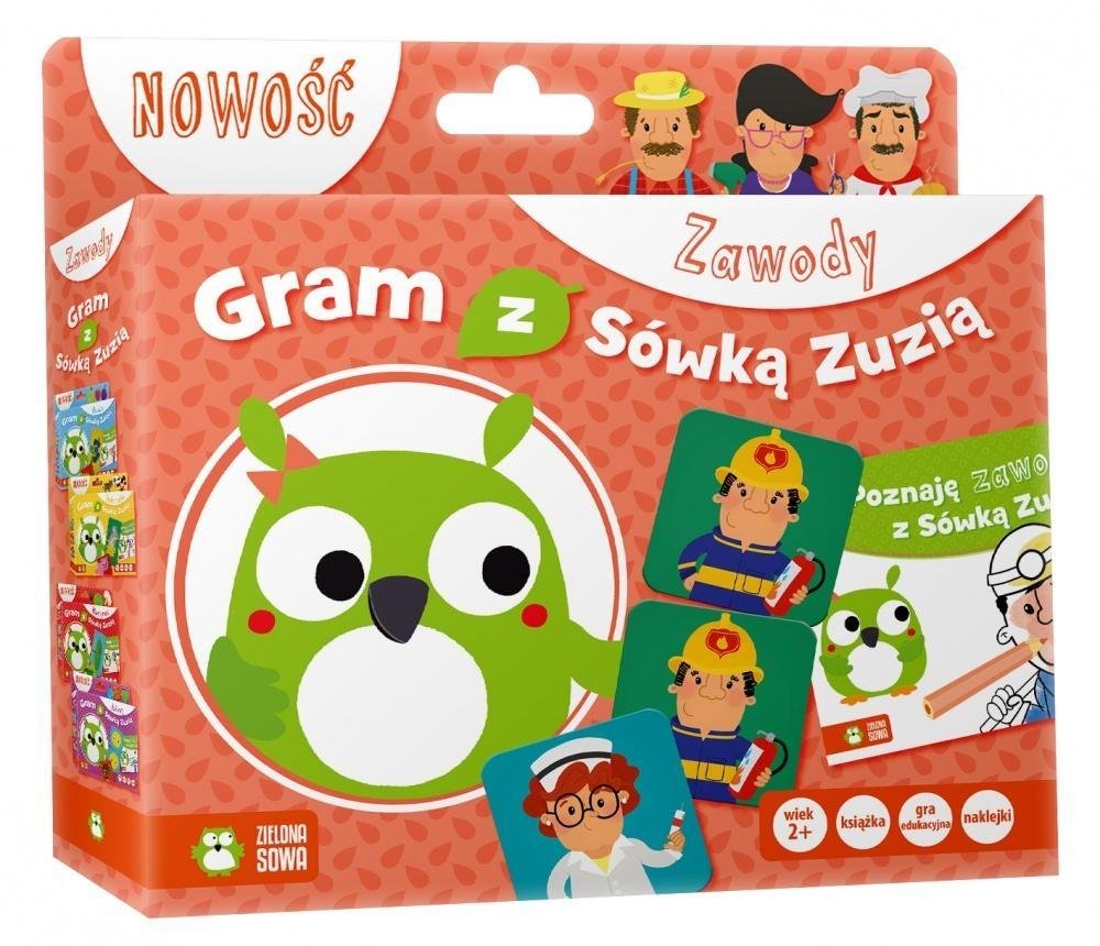 Gram z Sówką Zuzią. Zawody (Książka + gra)