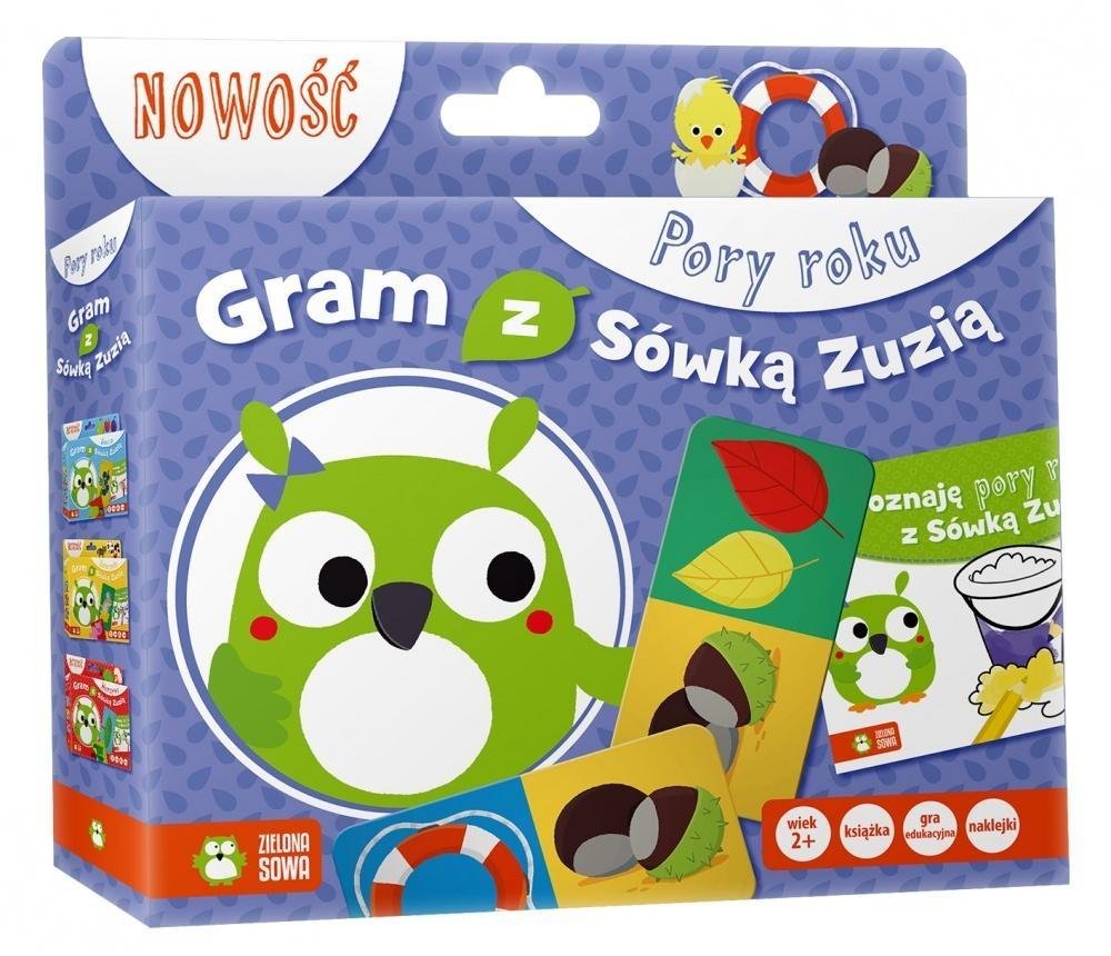 Gram z Sówką Zuzią. Pory roku (Książka + gra)