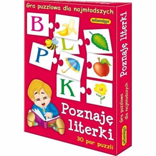 Gra puzzlowa - Poznaję Literki