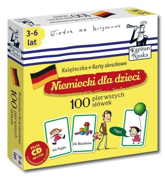 Kapitan Nauka. Niemiecki dla dzieci. 100 pierwszych słówek
